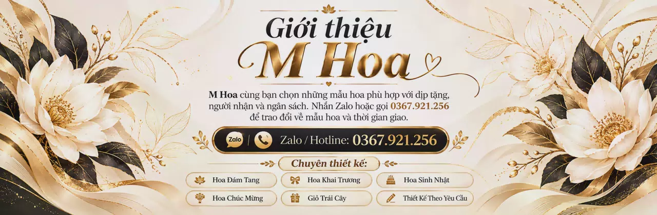 Ảnh bìa Shop hoa tươi Phường An Phú Gia Lai - Từ lời nhắn đến món hoa vừa ý